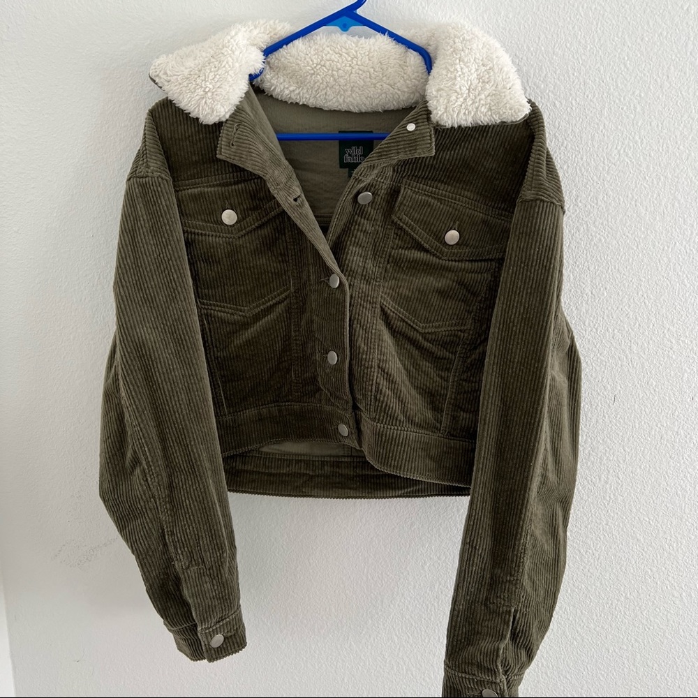 Corduroy Cropped Jacket